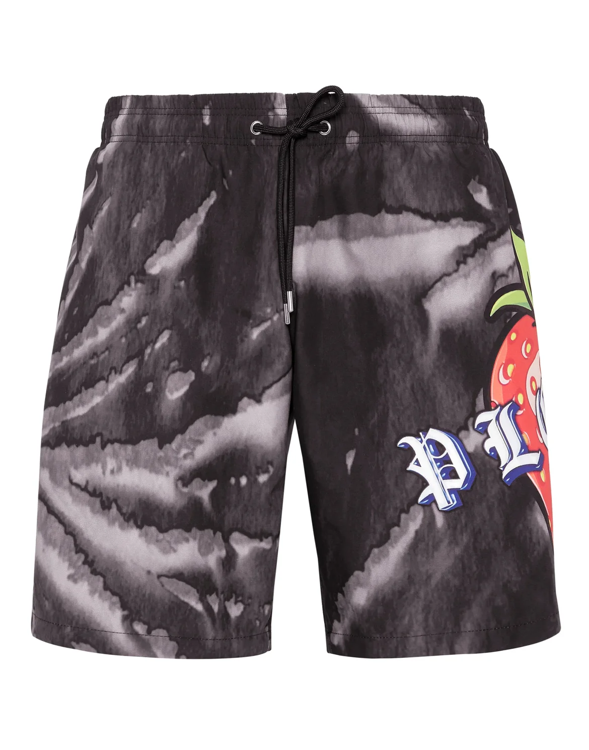 Tie-dye Long Swim Boxers Tutti Frutti, цвет: Черный
