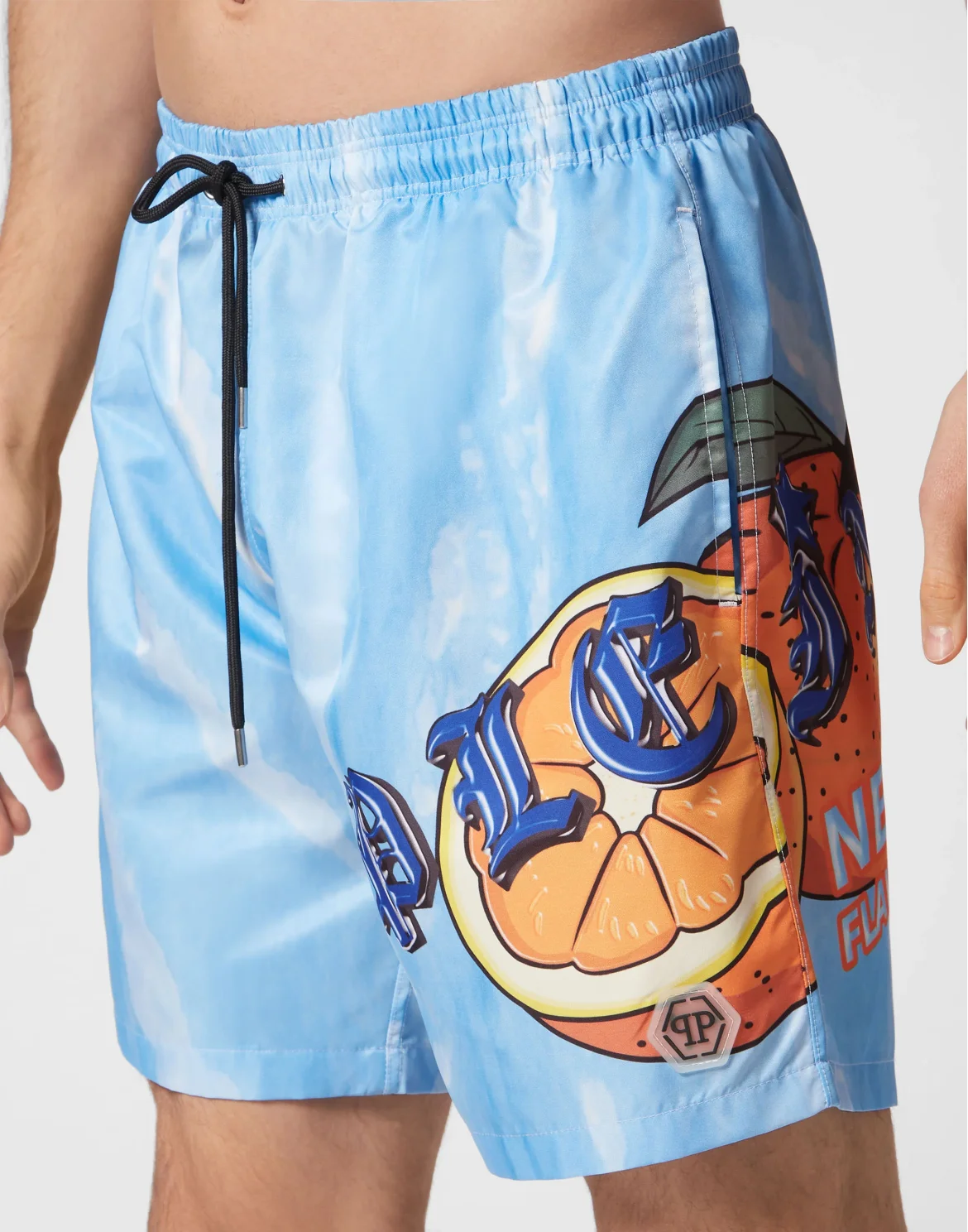 Tie-dye Long Swim Boxers Tutti Frutti, цвет: Синий