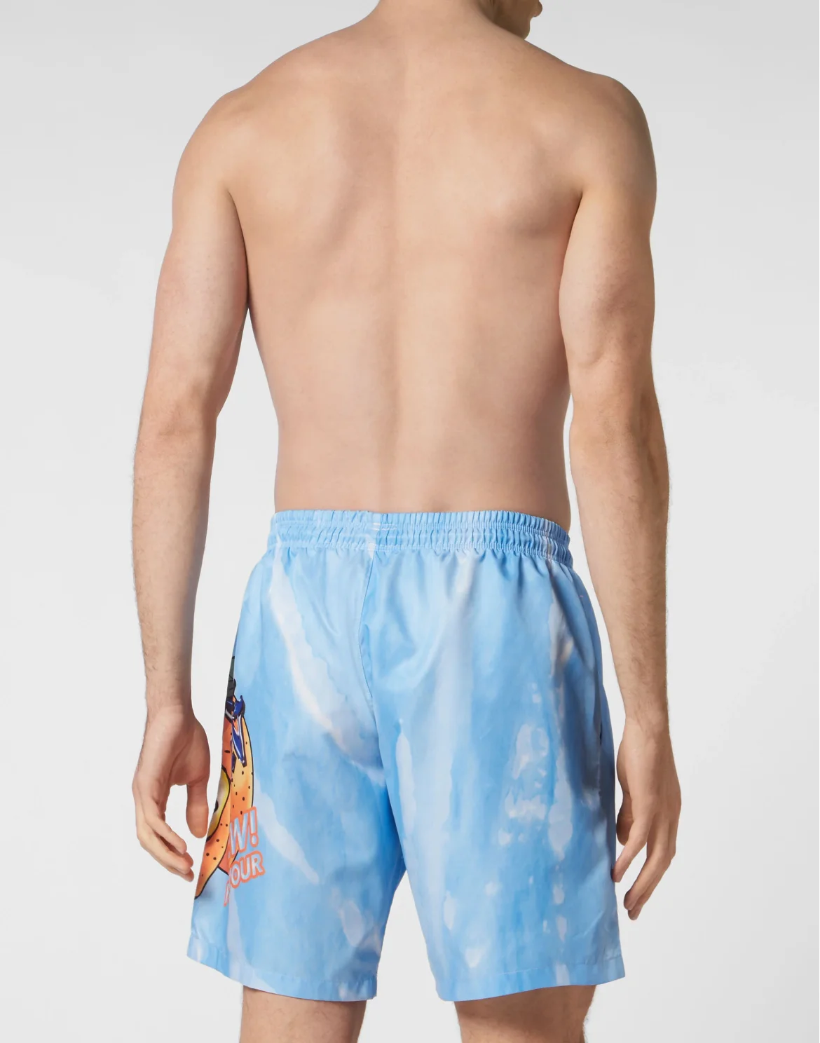 Tie-dye Long Swim Boxers Tutti Frutti, цвет: Синий