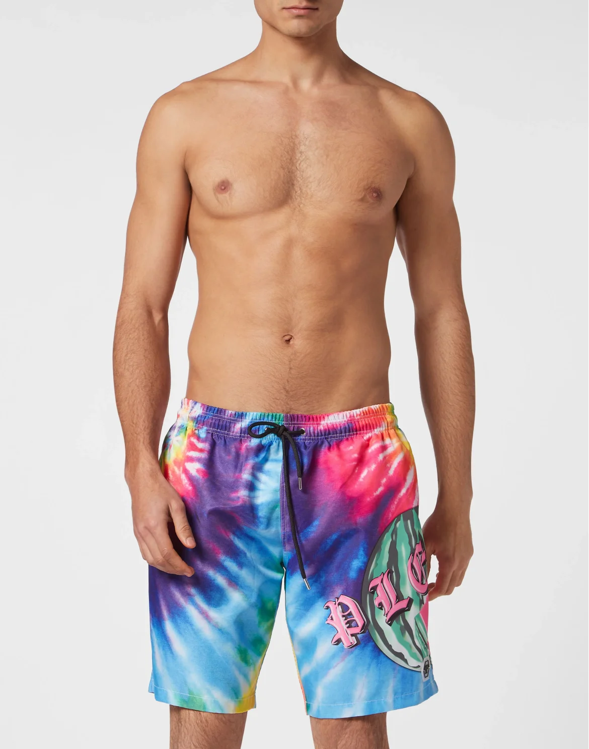 Tie-dye Long Swim Boxers Tutti Frutti, цвет: Мультиколор