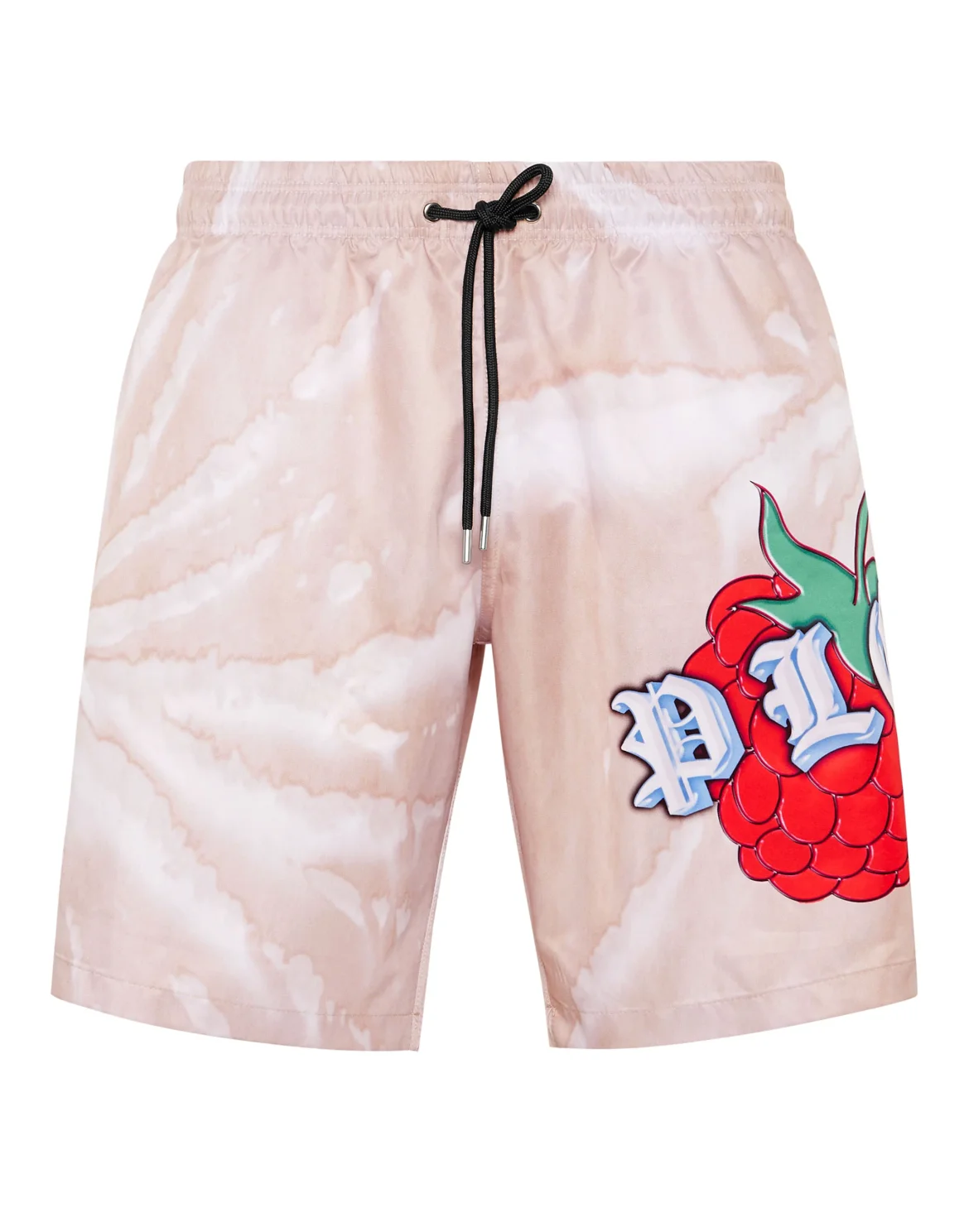 Tie-dye Long Swim Boxers Tutti Frutti, цвет: Бежевый