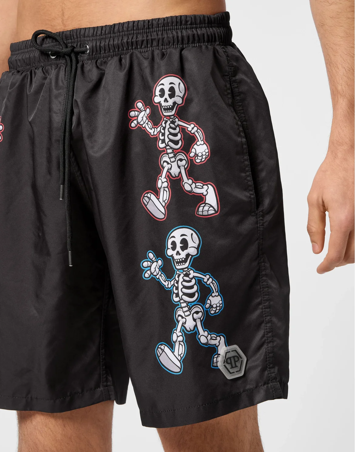 Swim Boxer Skeleton, цвет: Черный