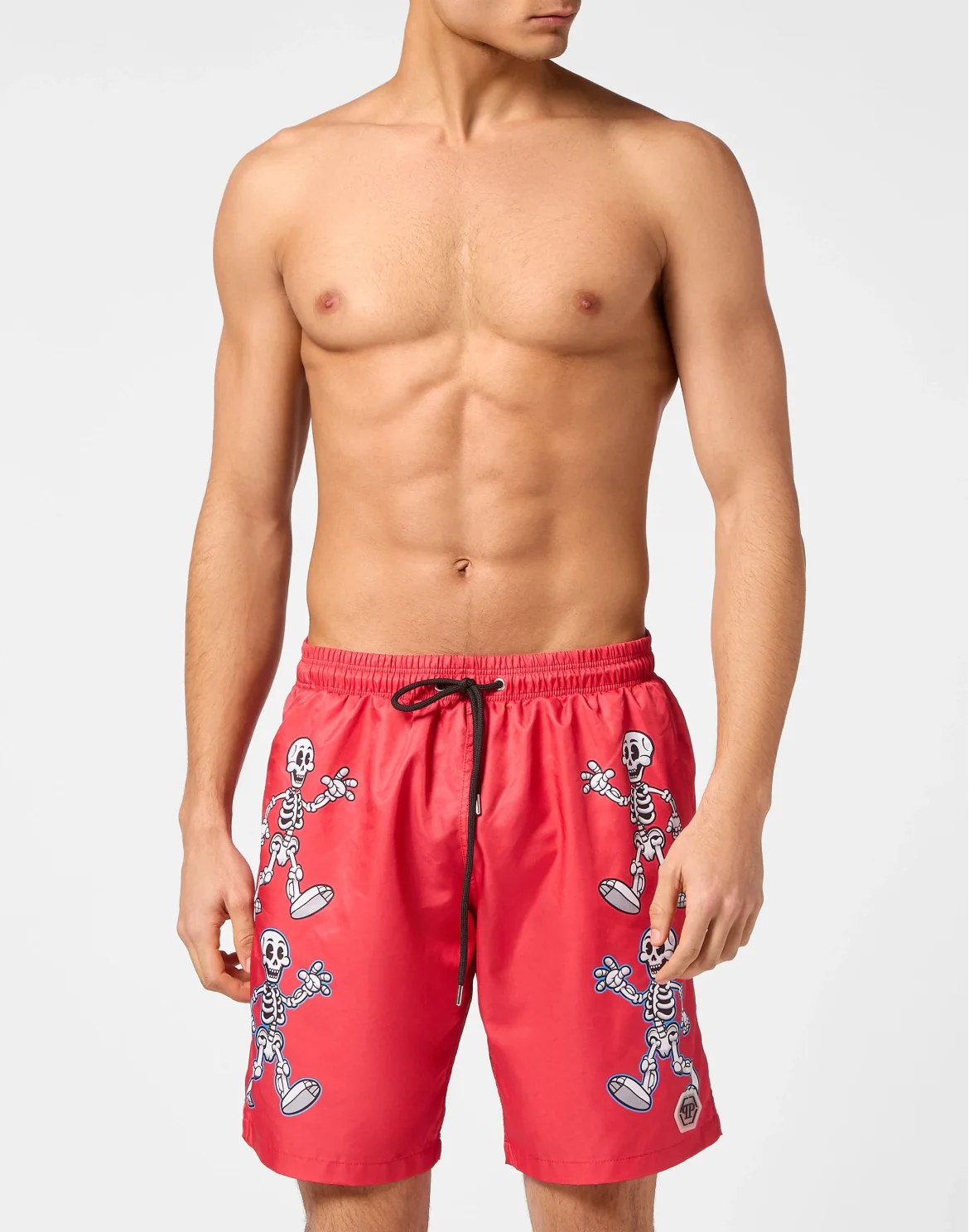 Swim Boxer Skeleton, цвет: Красный
