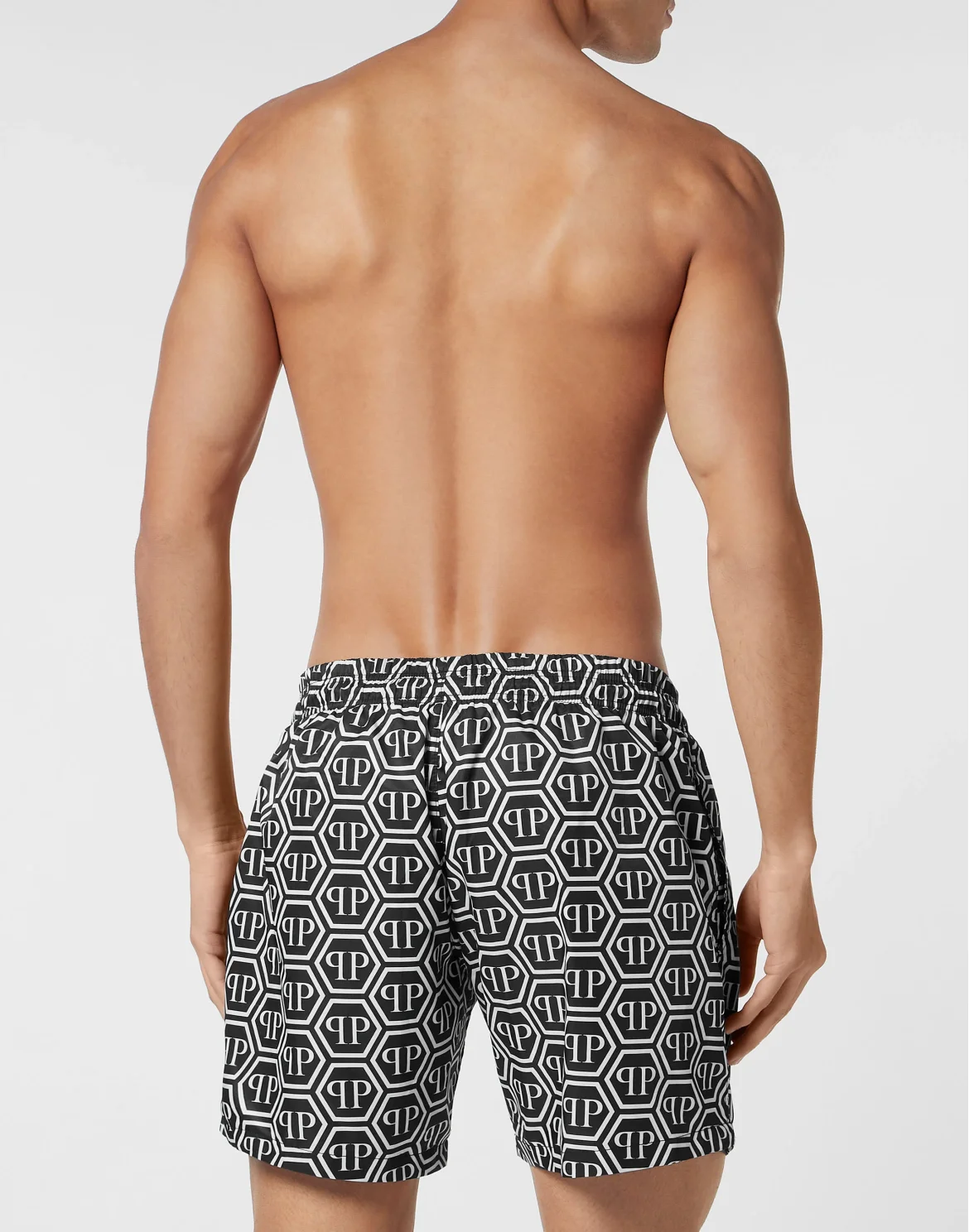 Swim Boxer Monogram, цвет: Черный