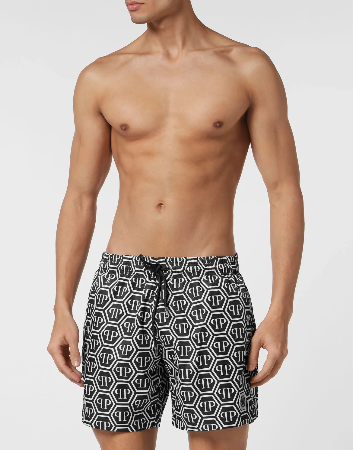 Swim Boxer Monogram, цвет: Черный