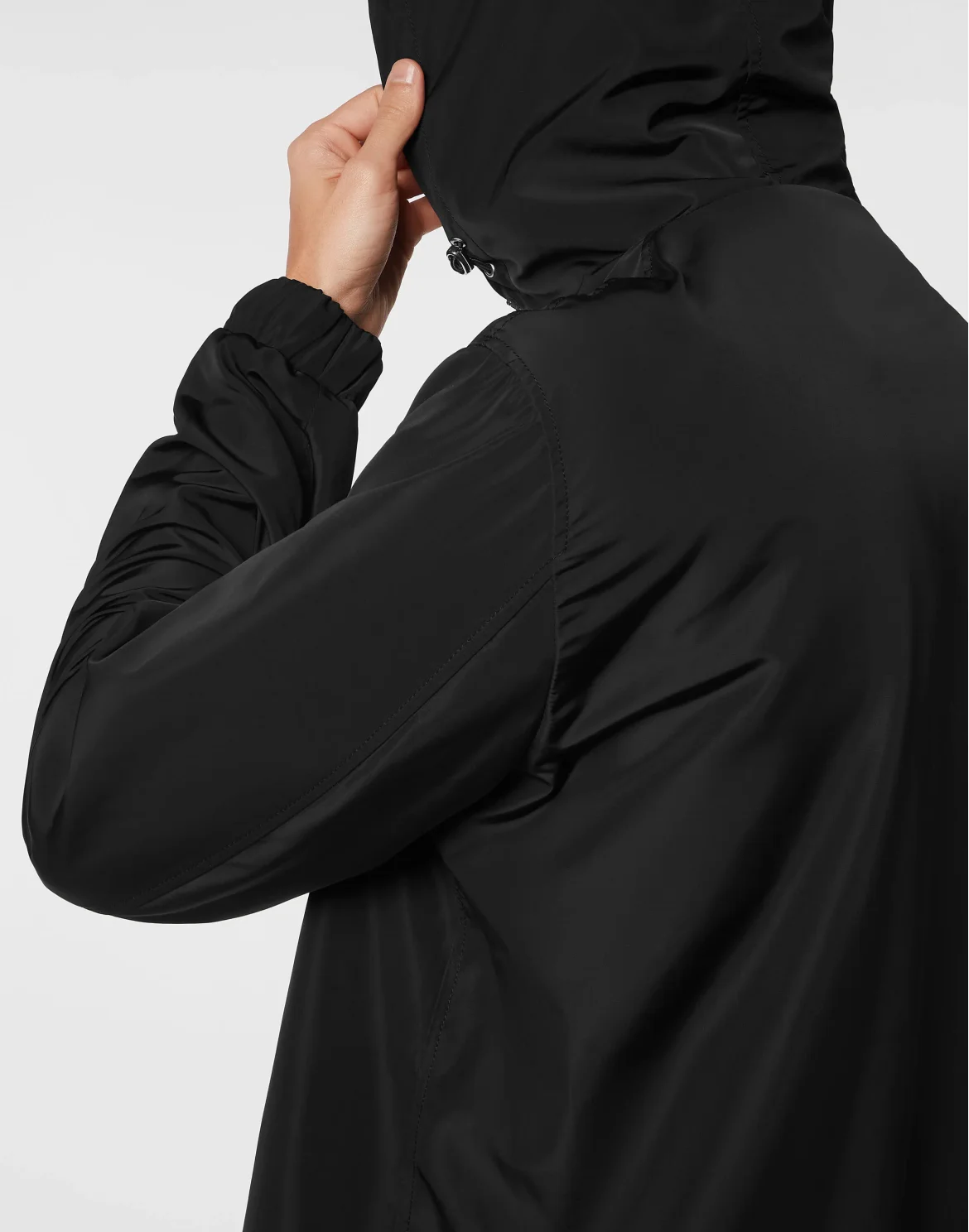 Nylon Windbreaker, цвет: Черный