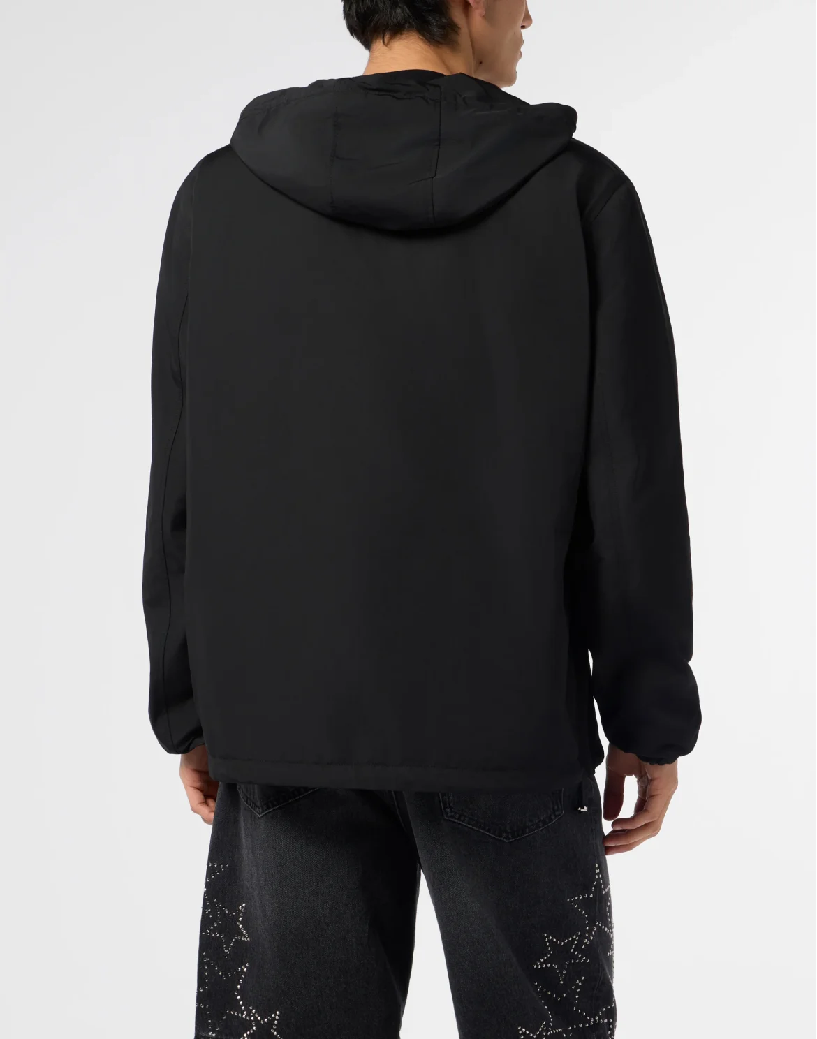 Nylon Windbreaker, цвет: Черный