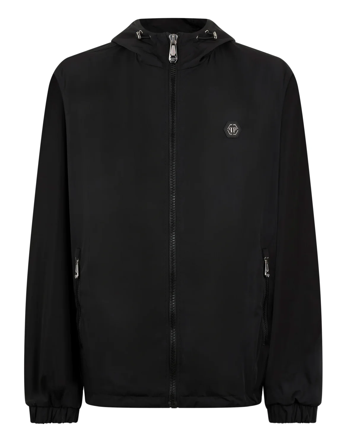 Nylon Windbreaker, цвет: Черный