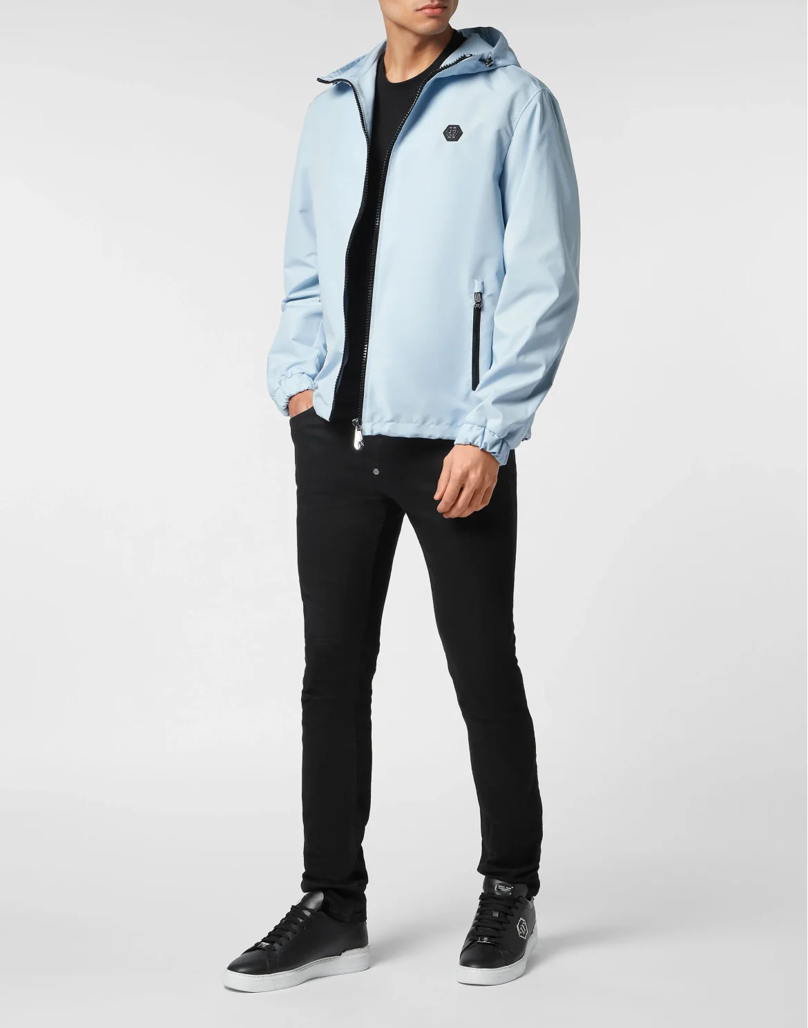 Nylon Windbreaker, цвет: Голубой