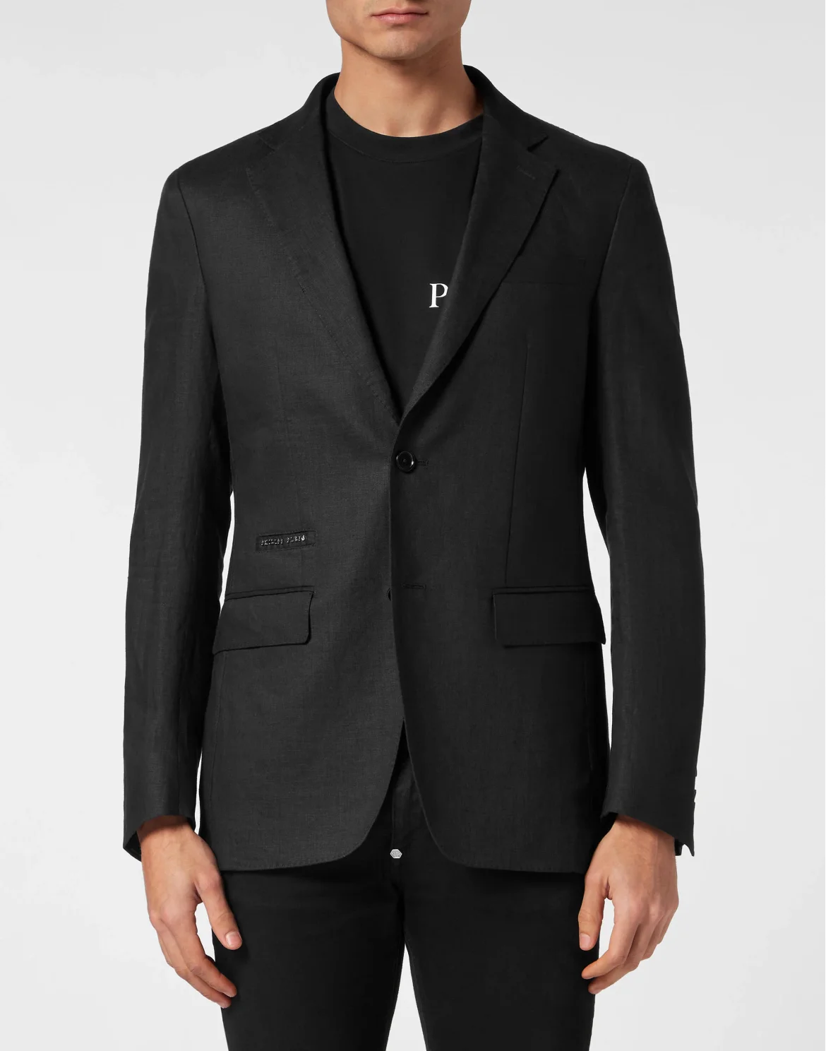 Linen Blazer Gigolò fit, цвет: Черный