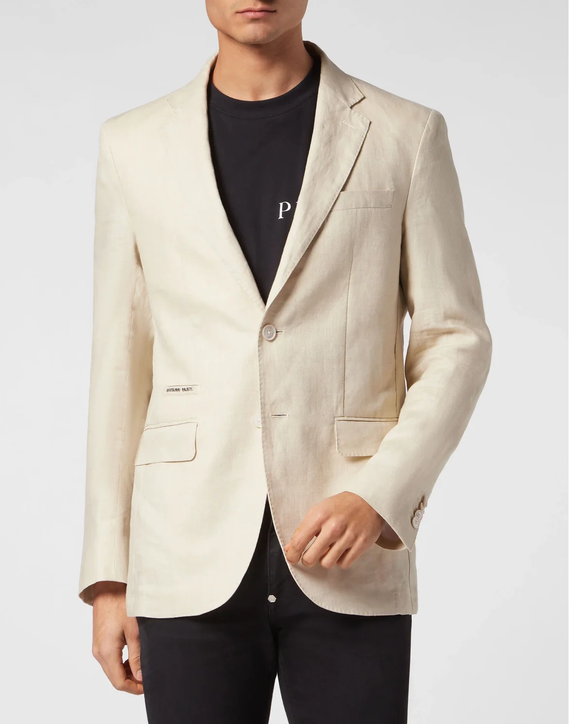 Linen Blazer Gigolò fit, цвет: Бежевый