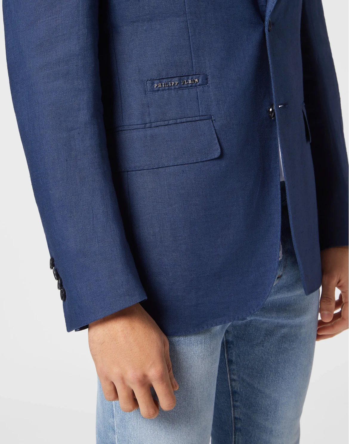 Linen Blazer Gigolò fit, цвет: Синий