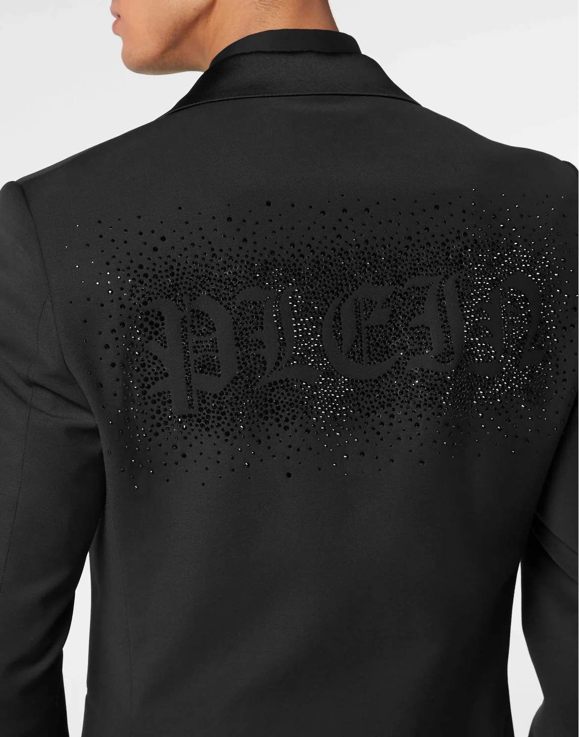 Wool Blazer Lord fit with Crystals Gothic Plein, цвет: Черный