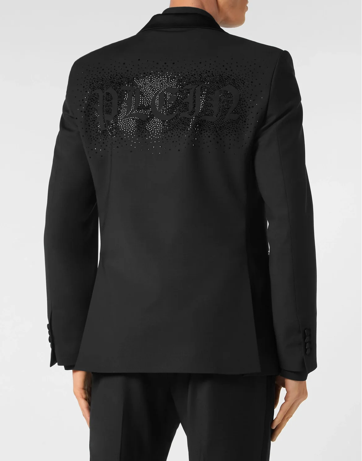 Wool Blazer Lord fit with Crystals Gothic Plein, цвет: Черный