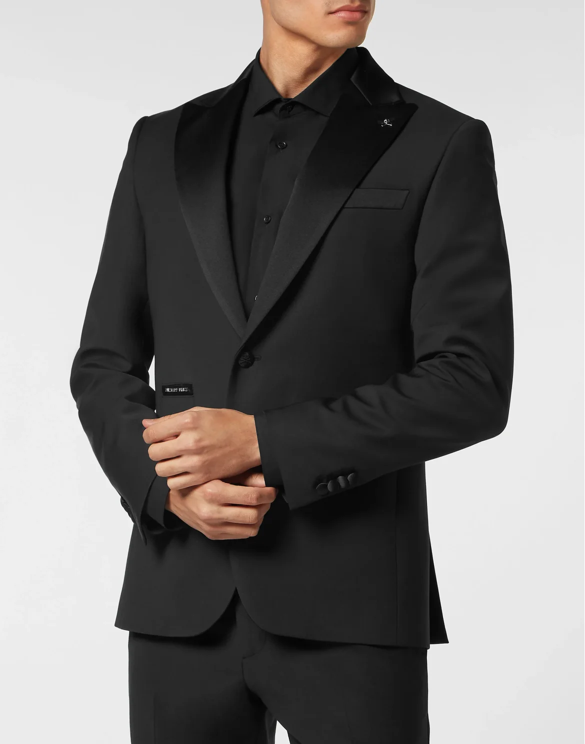 Wool Blazer Lord fit with Crystals Gothic Plein, цвет: Черный
