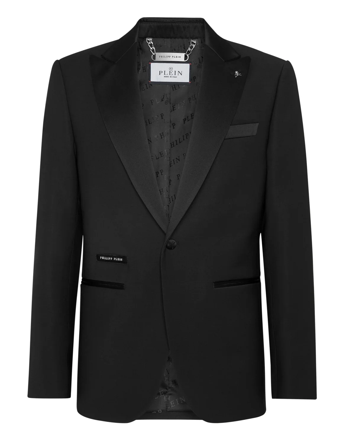 Wool Blazer Lord fit with Crystals Gothic Plein, цвет: Черный