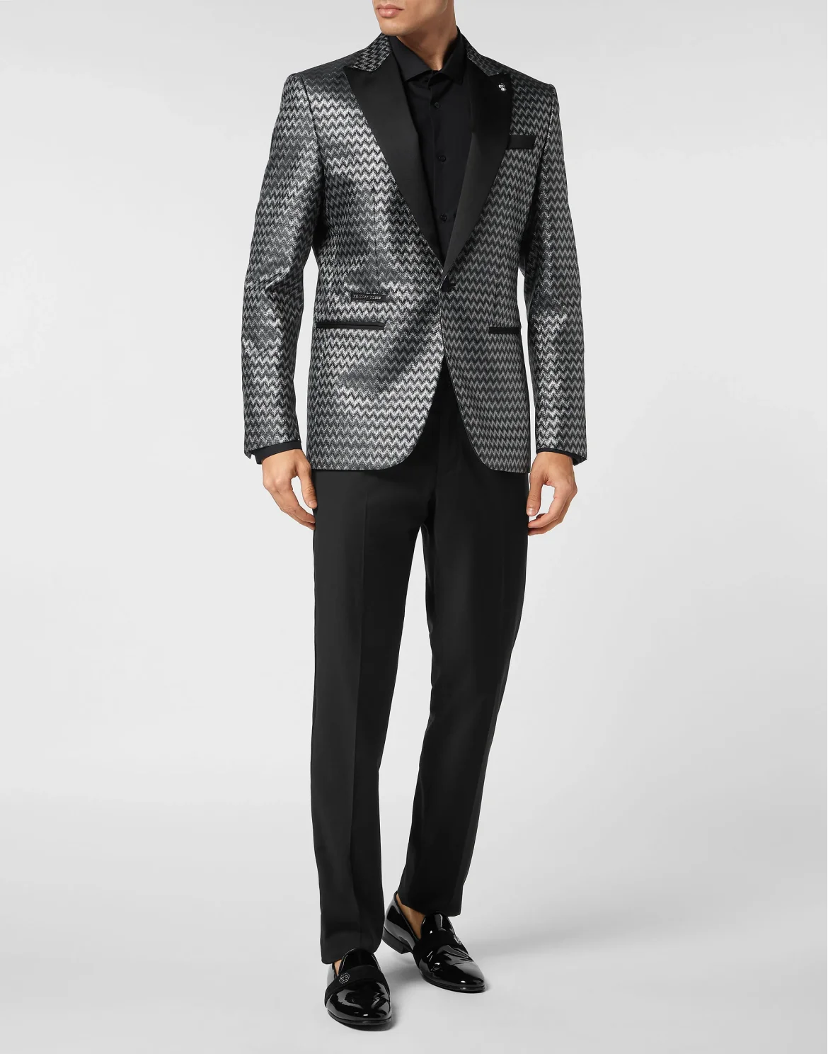 jacquard Blazer Lord Fit, цвет: Черный