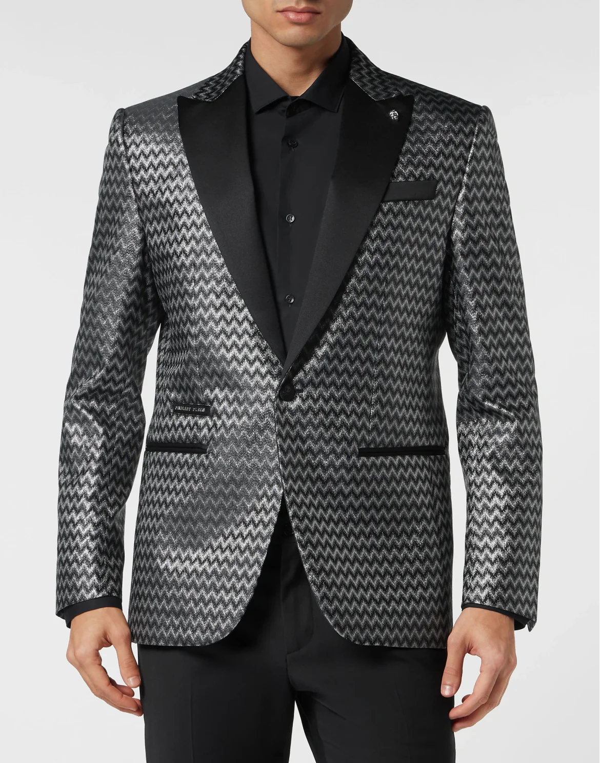 jacquard Blazer Lord Fit, цвет: Черный
