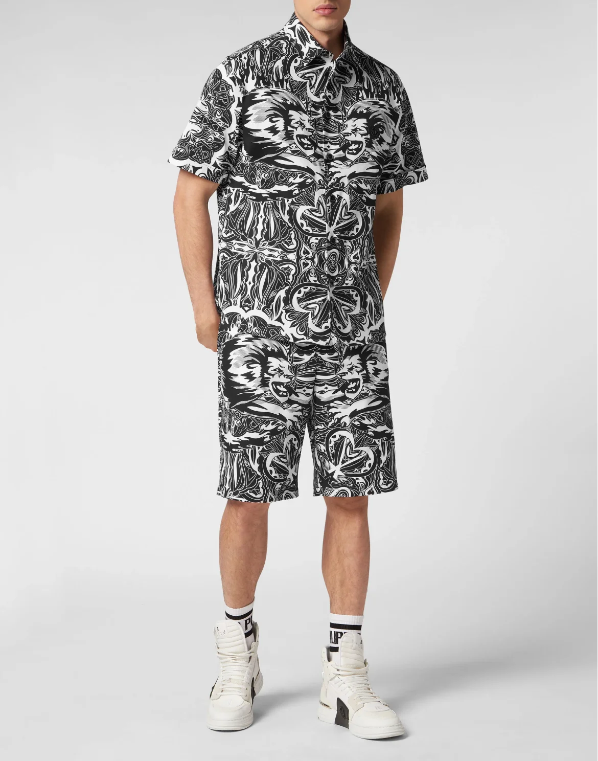 Military Shirt SS Tribal Circus, цвет: Черный