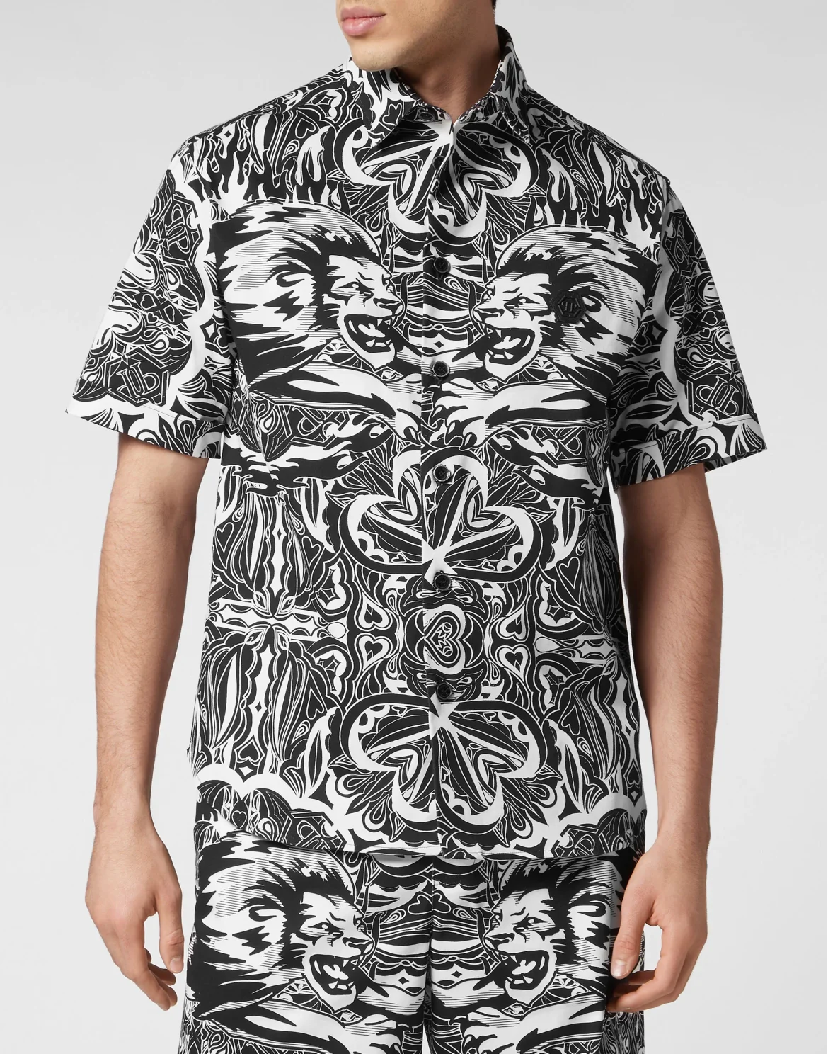 Military Shirt SS Tribal Circus, цвет: Черный