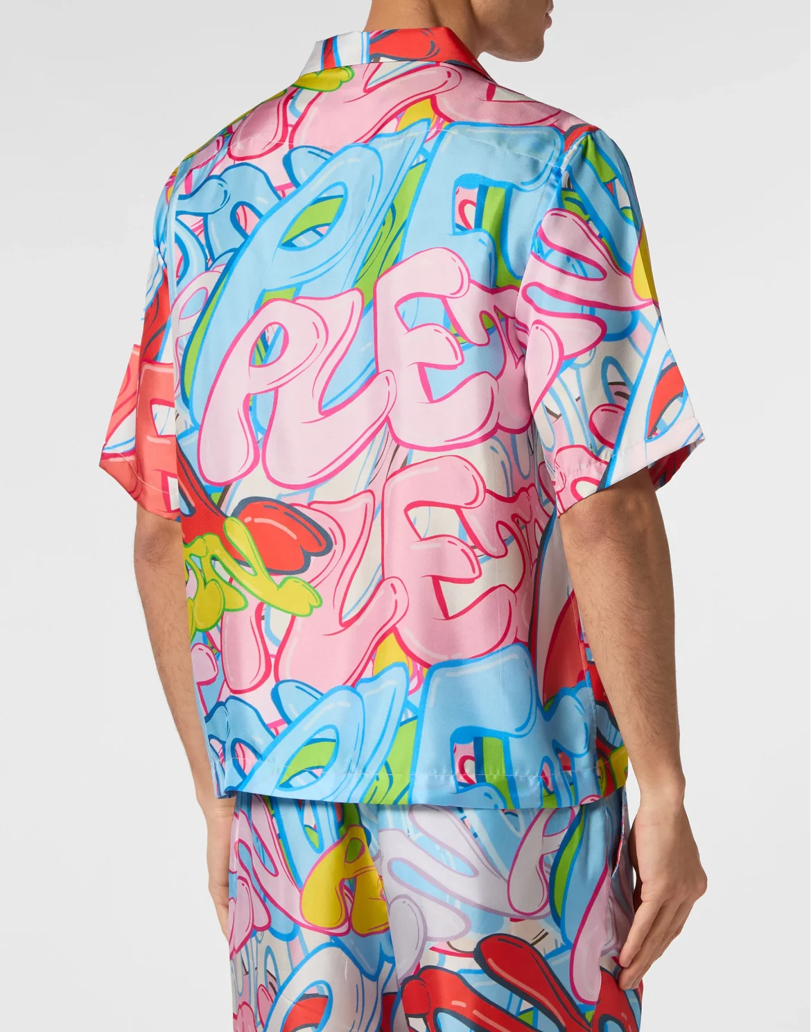 Silk Shirt SS Bombing Graffiti, цвет: Мультиколор