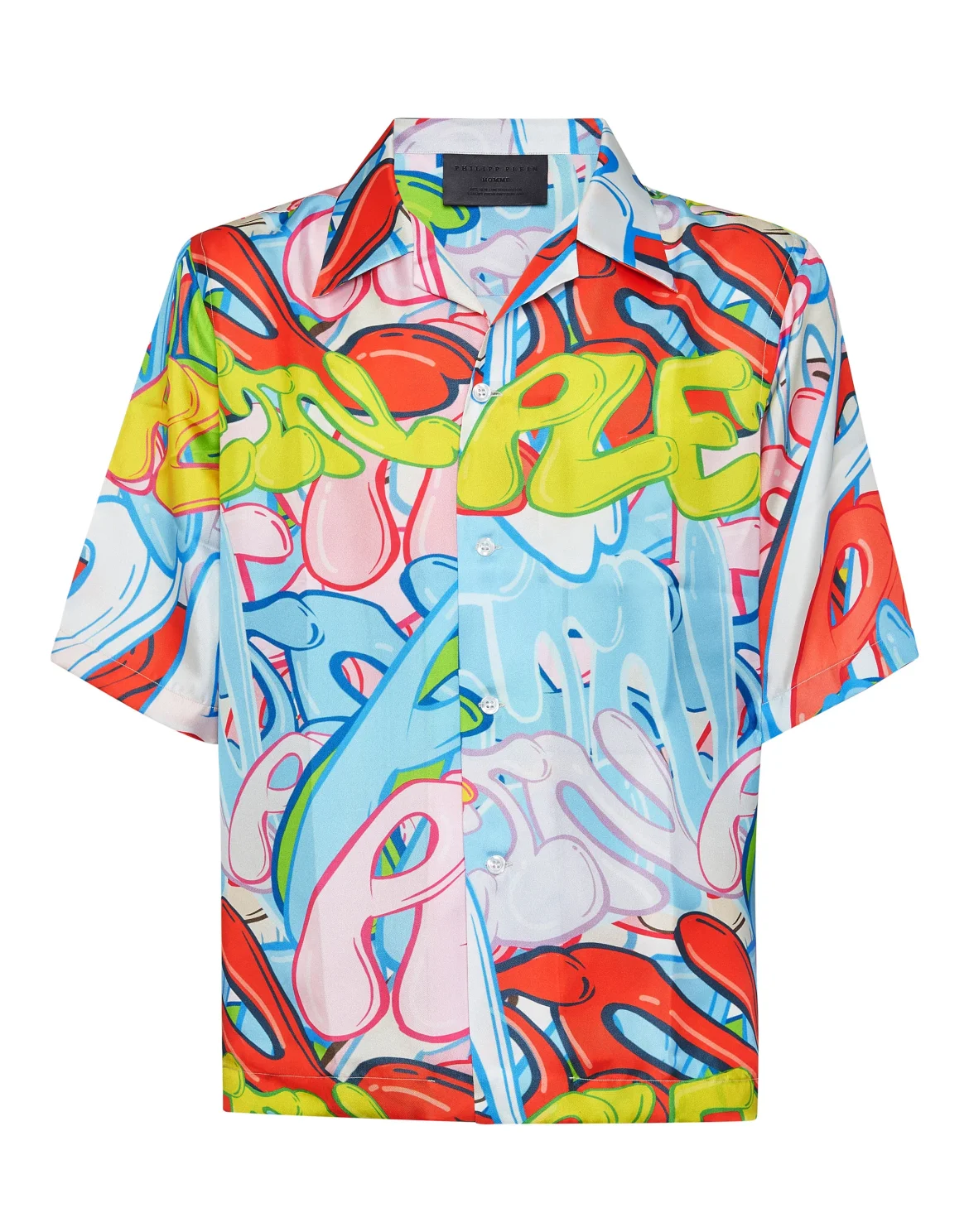 Silk Shirt SS Bombing Graffiti, цвет: Мультиколор