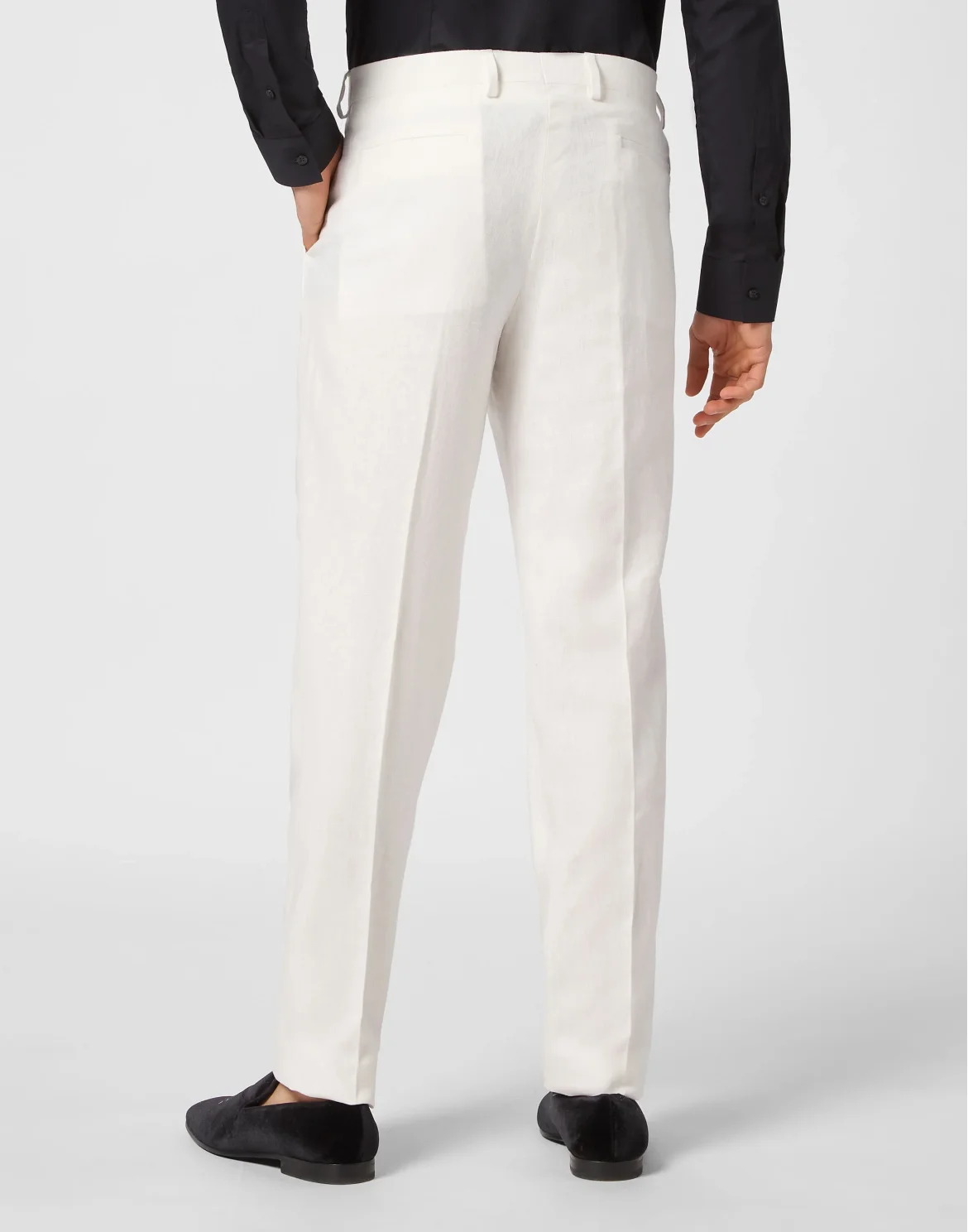 Linen Long Trousers Gigolò fit, цвет: Белый