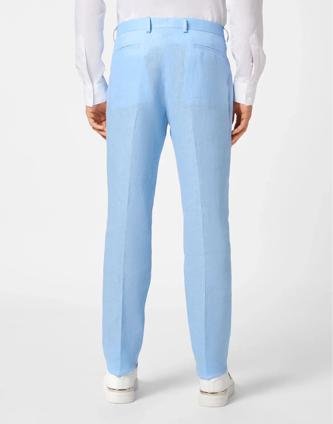 Linen Long Trousers Gigolò fit, цвет: Голубой