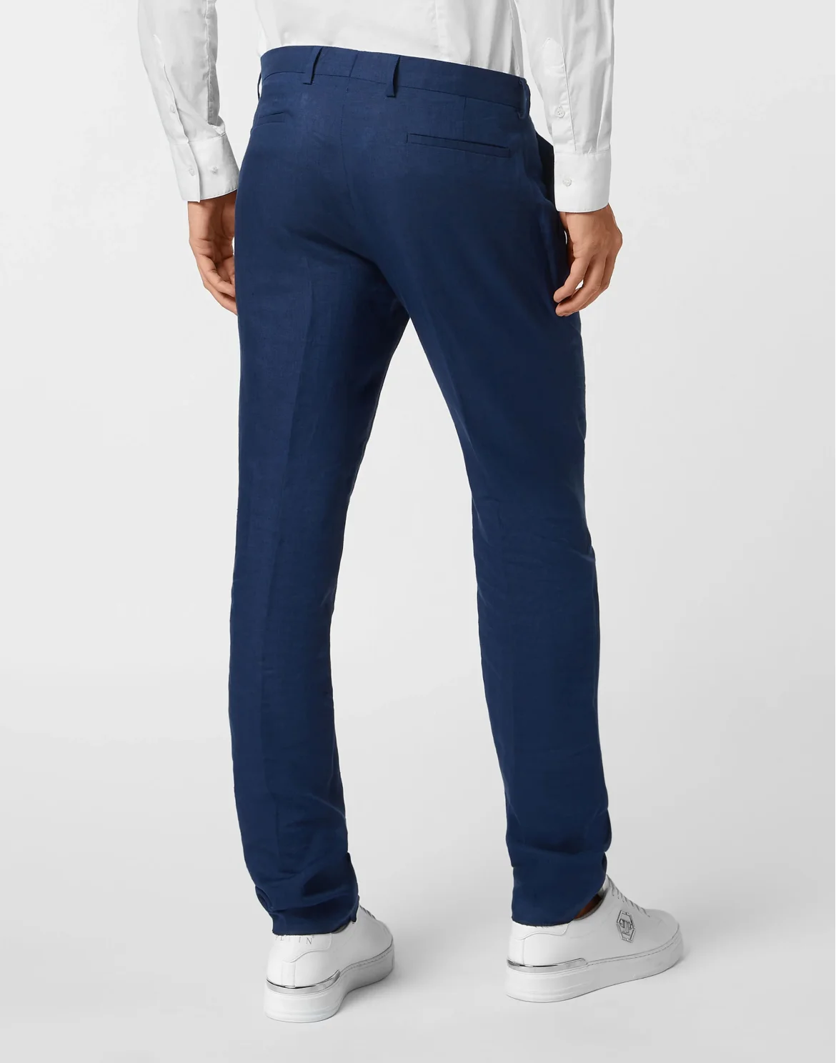 Linen Long Trousers Gigolò fit, цвет: Синий