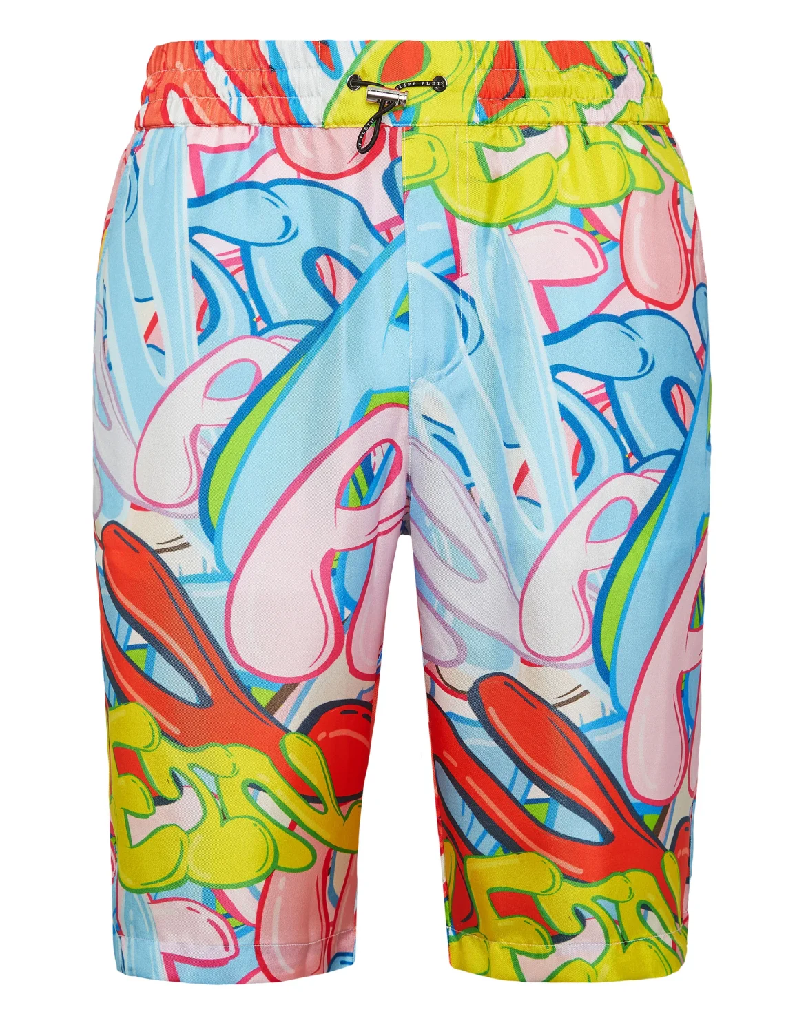 Silk Short Trousers Bombing Graffiti, цвет: Мультиколор