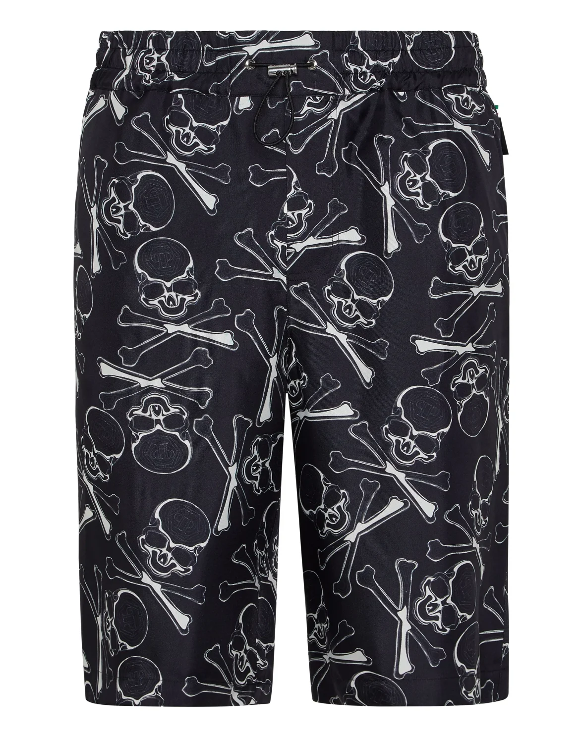 Silk Short Trousers Skull&Bones, цвет: Черный