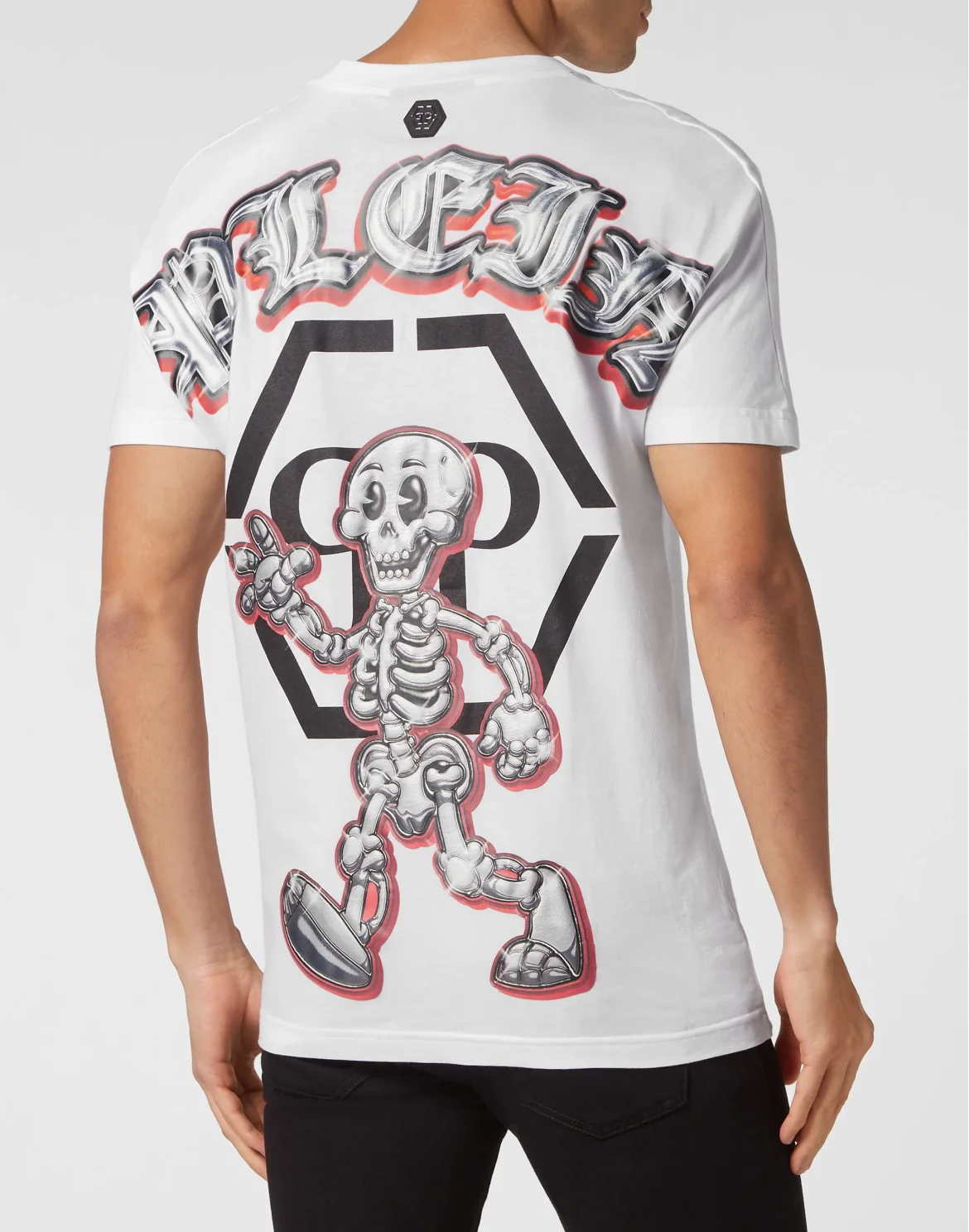 T-shirt Round Neck SS Skully Gang, цвет: Белый