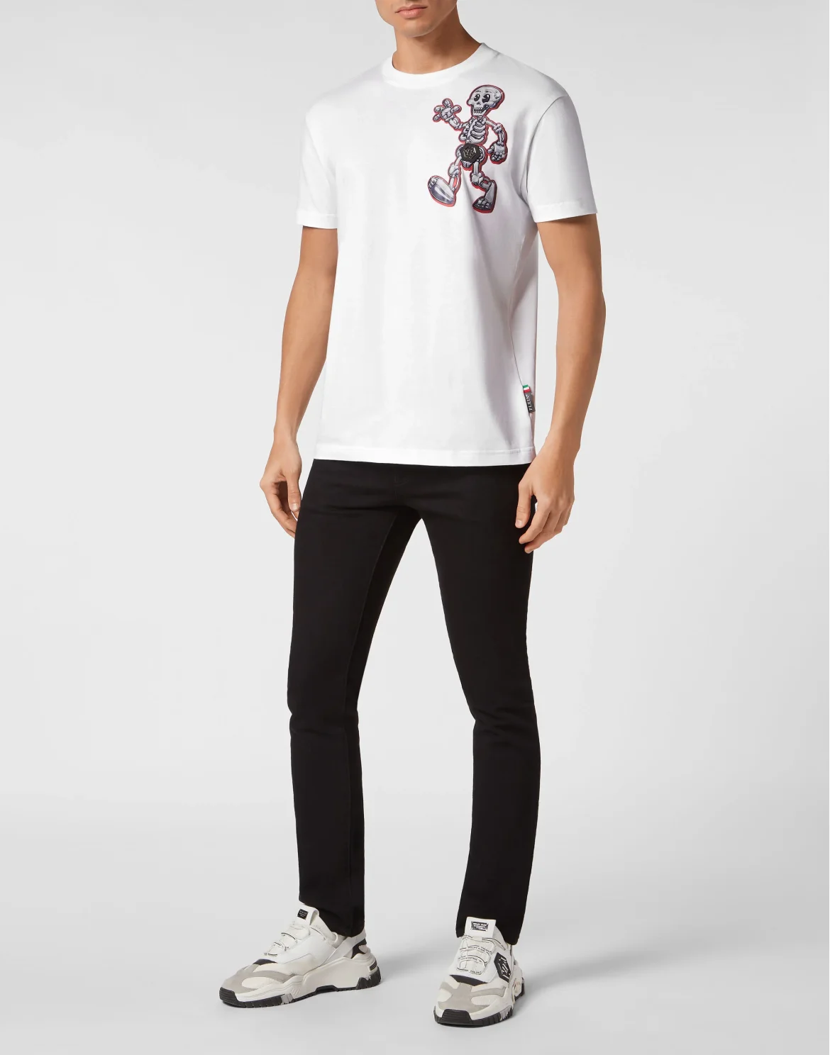 T-shirt Round Neck SS Skully Gang, цвет: Белый