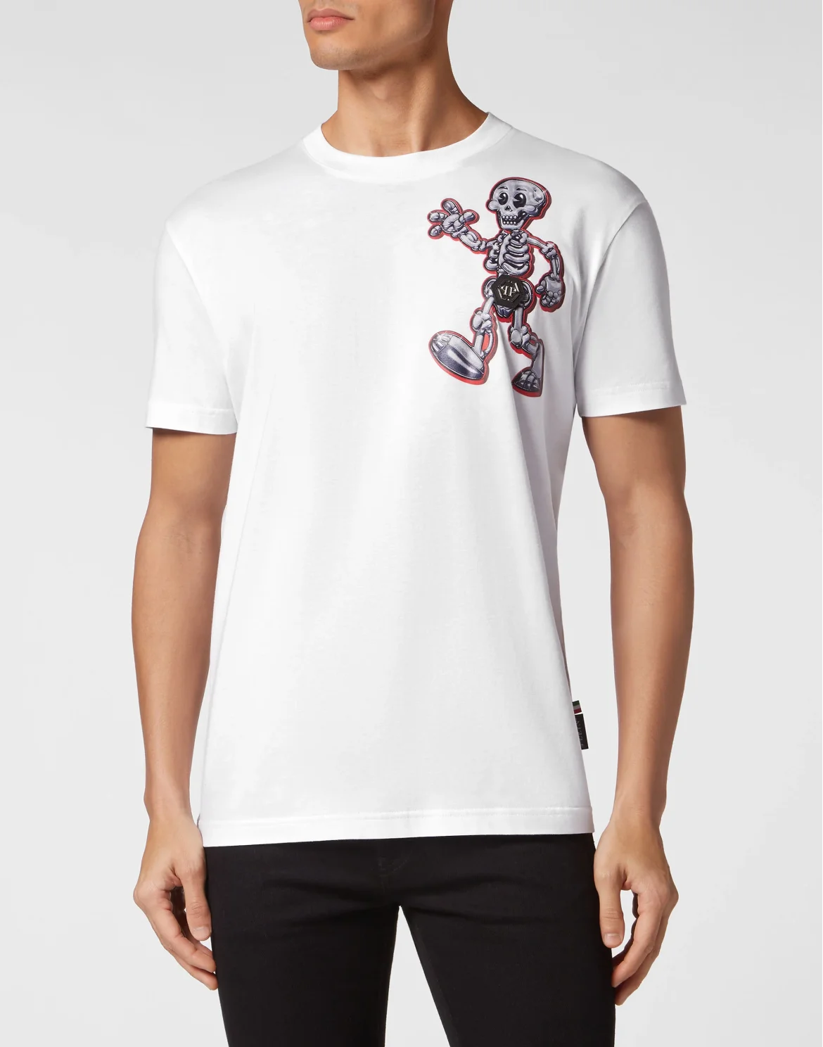 T-shirt Round Neck SS Skully Gang, цвет: Белый