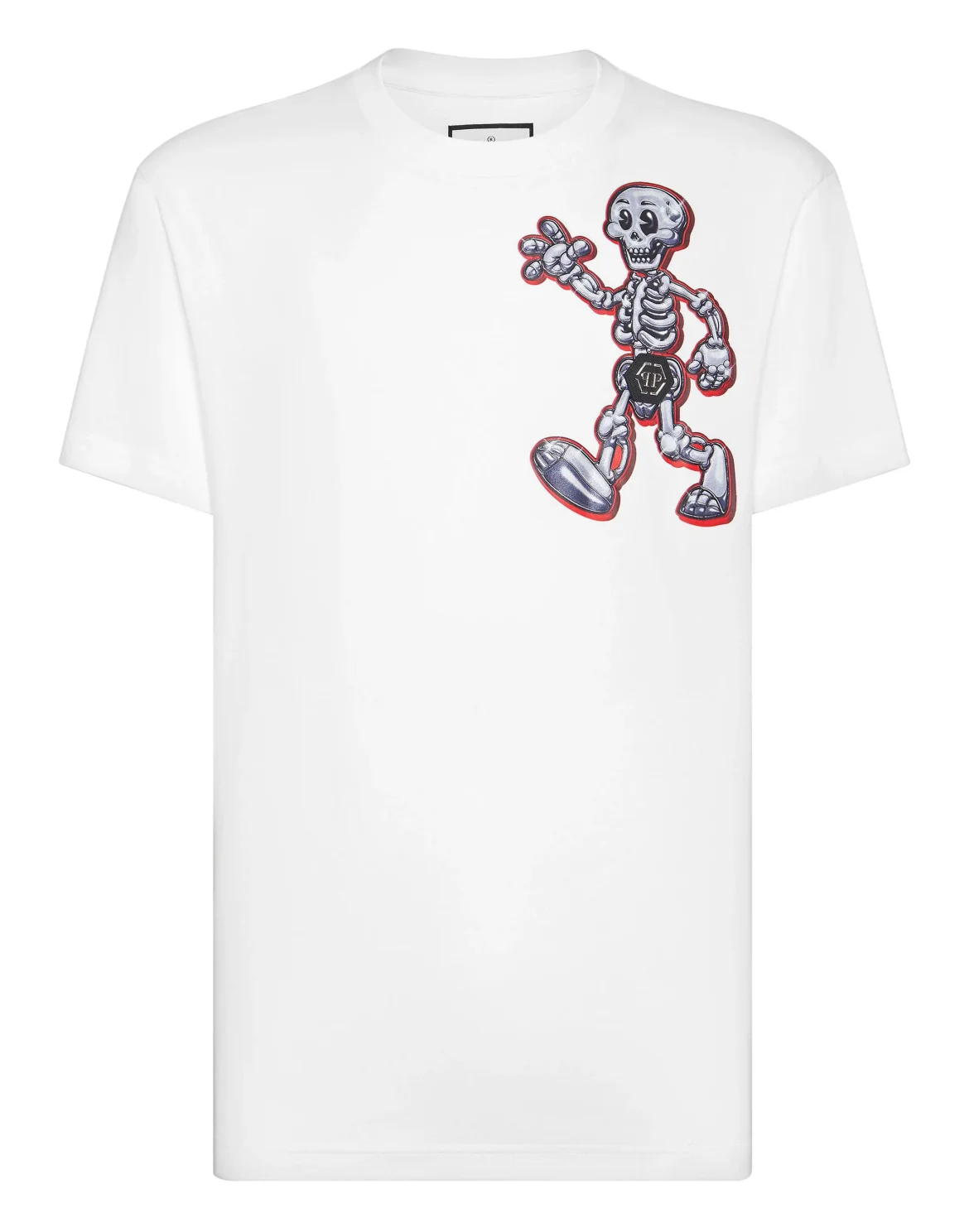 T-shirt Round Neck SS Skully Gang, цвет: Белый