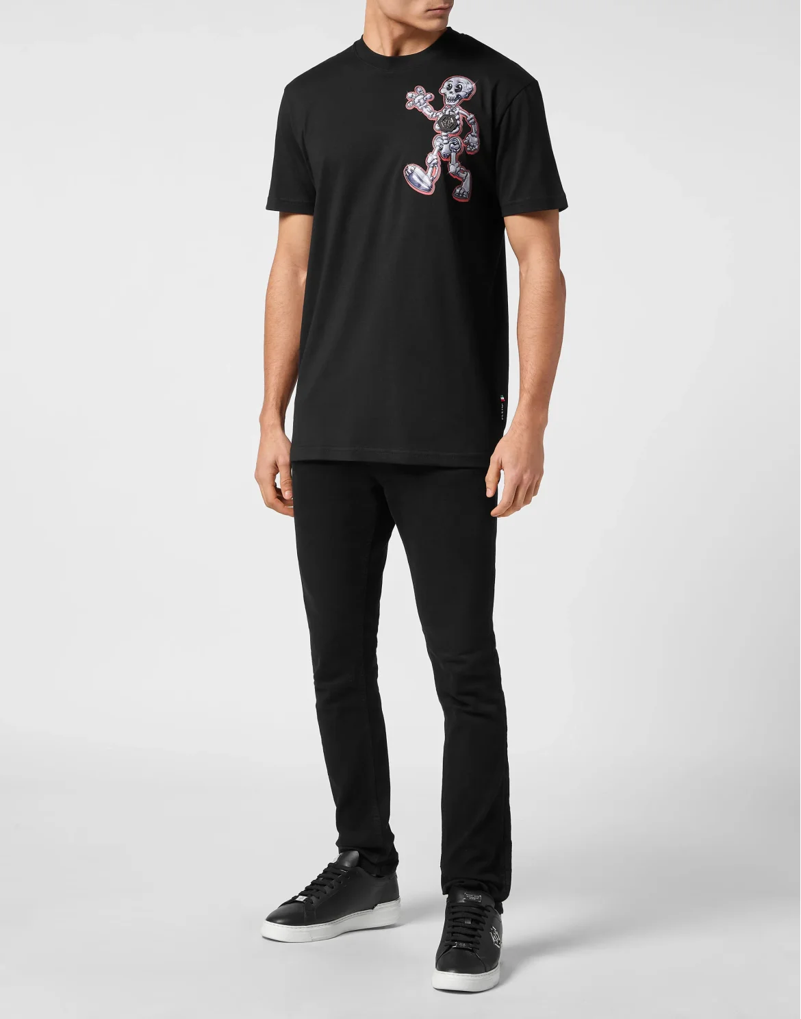 T-shirt Round Neck SS Skully Gang, цвет: Черный