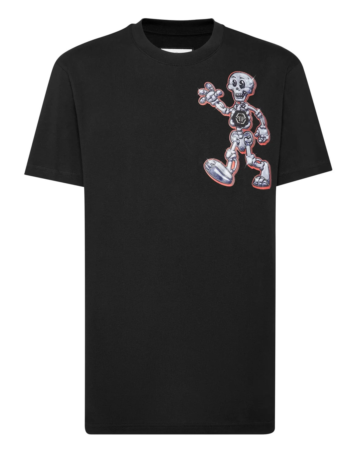T-shirt Round Neck SS Skully Gang, цвет: Черный