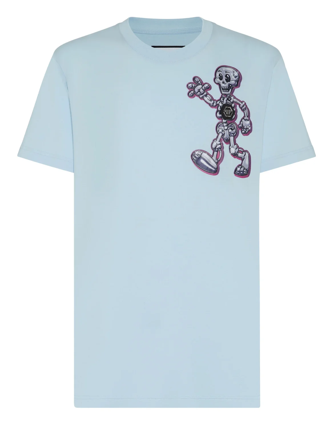 T-shirt Round Neck SS Skully Gang, цвет: Голубой