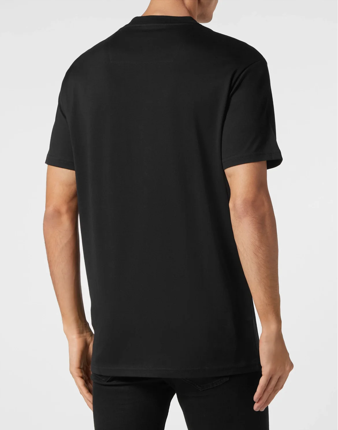 T-shirt Round Neck SS Rainbow Stripes, цвет: Черный
