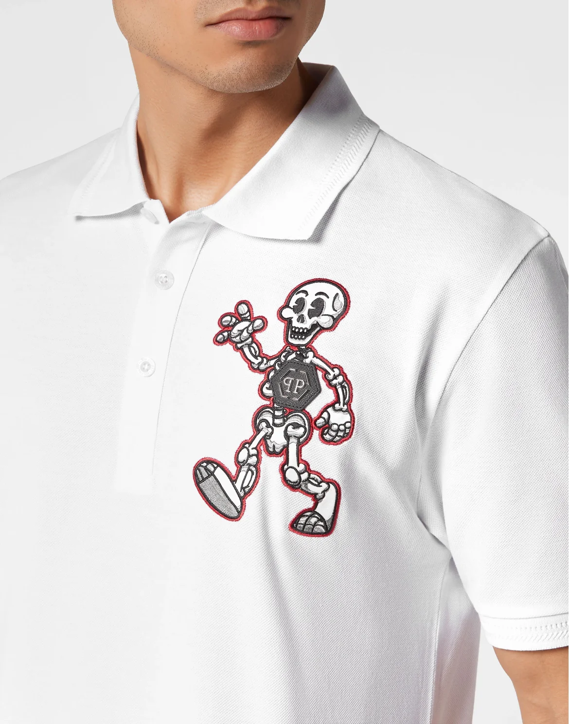 Polo shirt SS Skully Gang, цвет: Белый