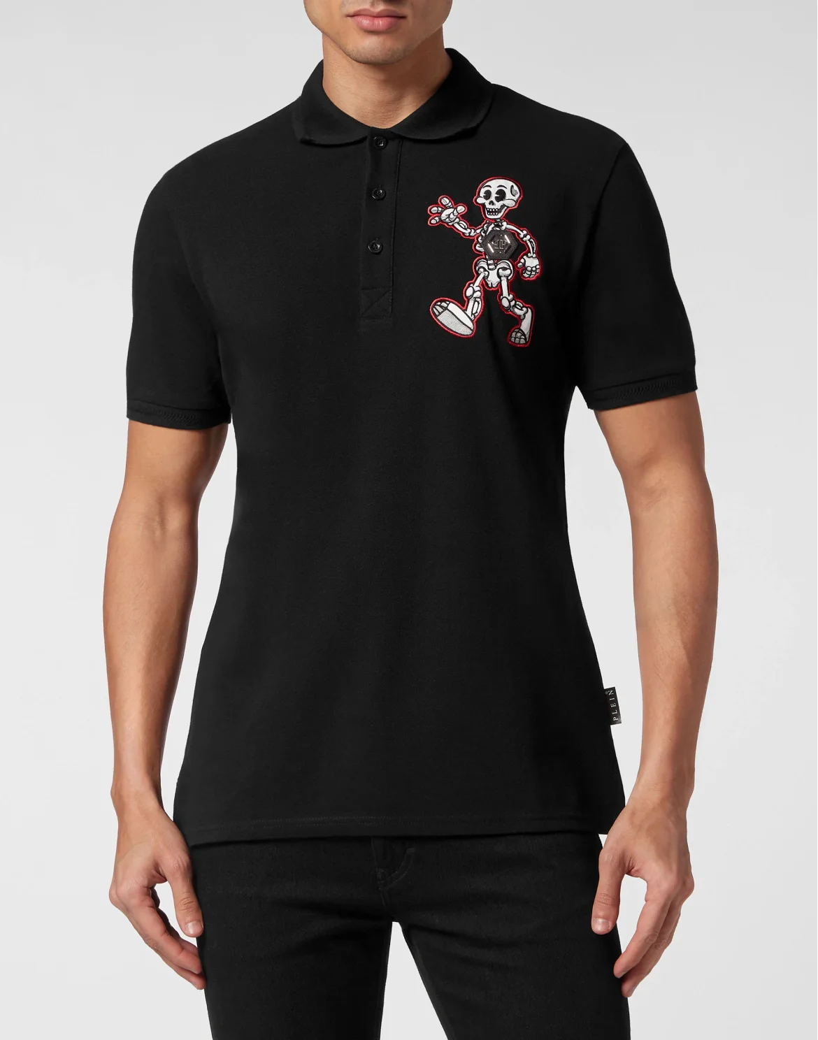 Polo shirt SS Skully Gang, цвет: Черный