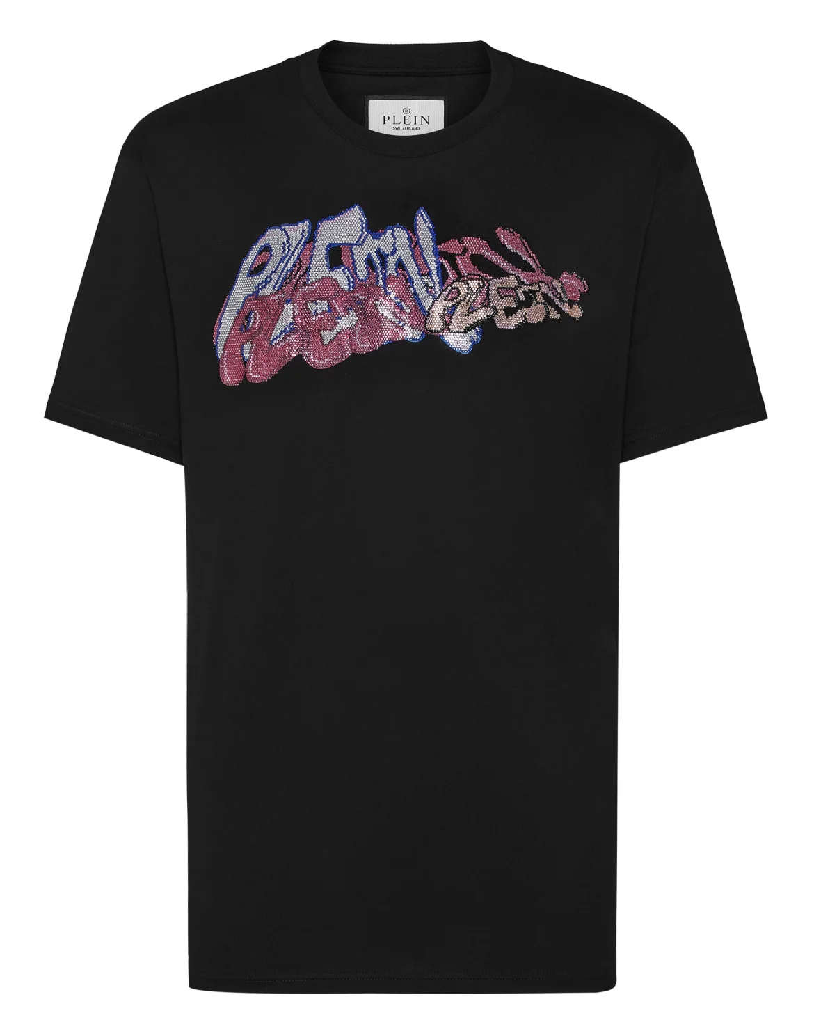 T-shirt Round Neck SS Bombing Graffiti, цвет: Черный