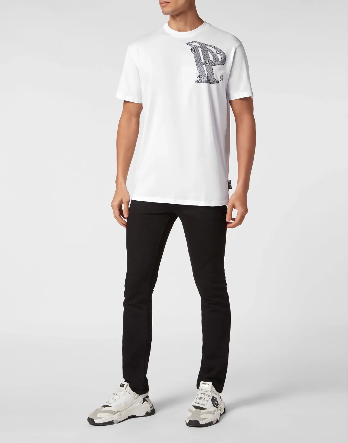 T-shirt Round Neck SS Wire Frame, цвет: Белый