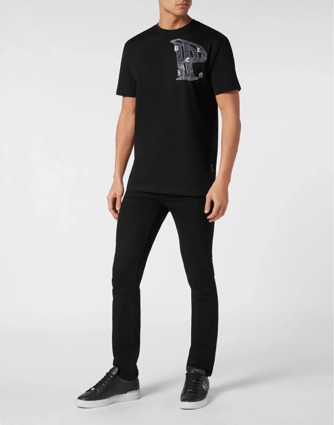T-shirt Round Neck SS Wire Frame, цвет: Черный