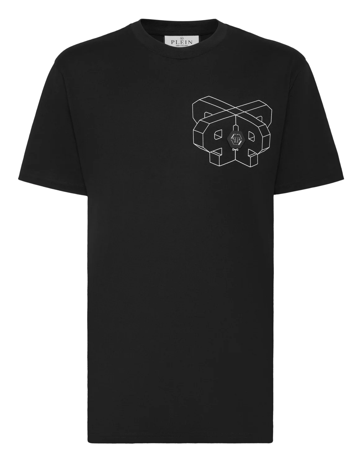 T-shirt Round Neck SS Wire Frame, цвет: Черный