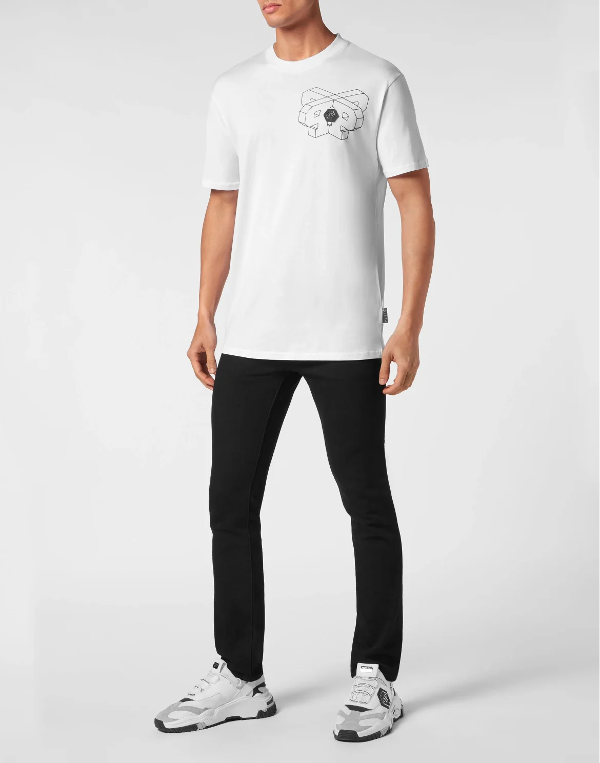 T-shirt Round Neck SS Wire Frame, цвет: Белый