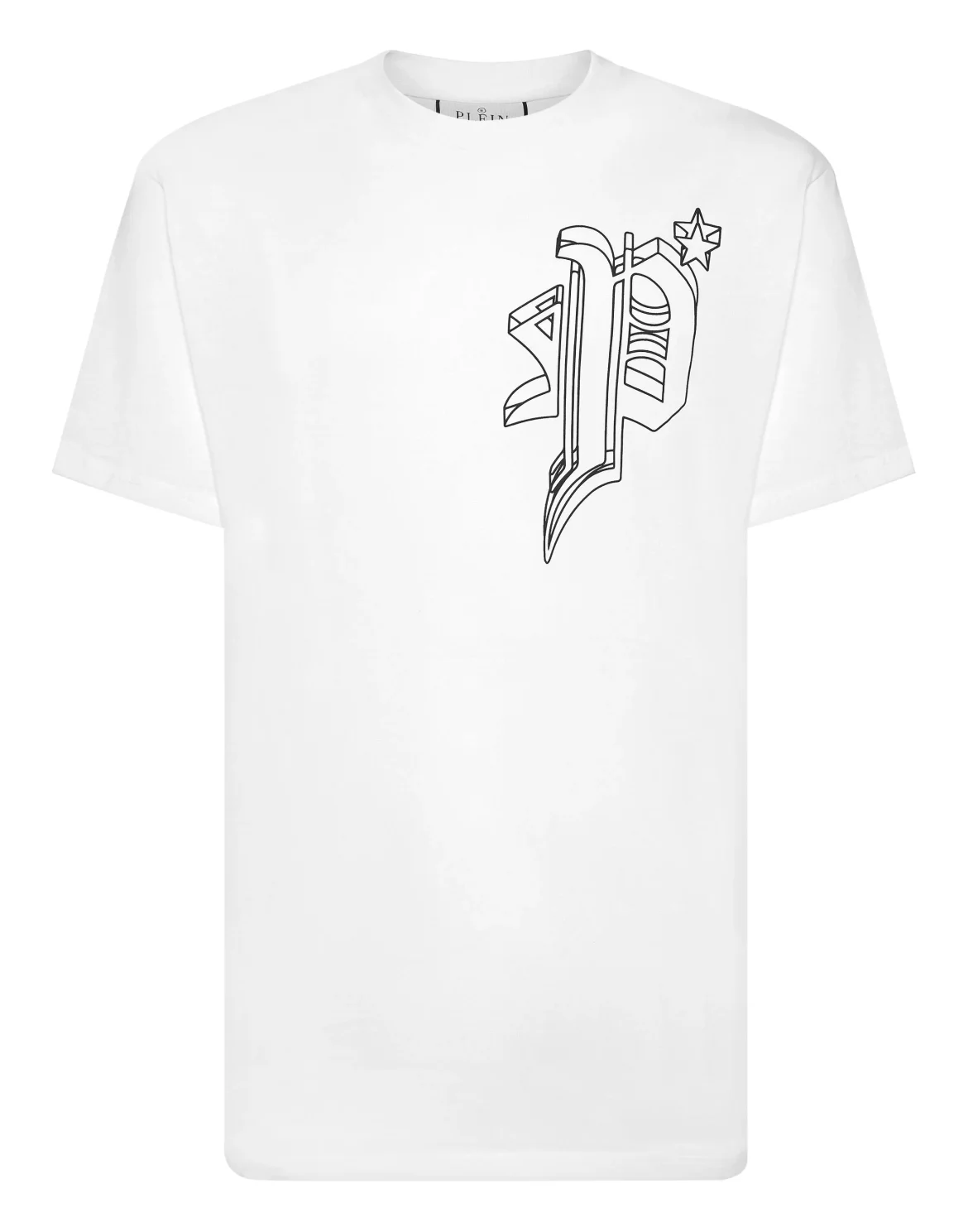 T-shirt Round Neck SS Wire Frame, цвет: Белый