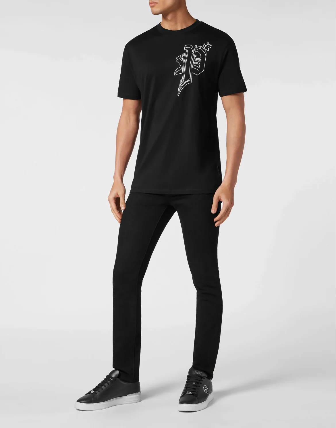 T-shirt Round Neck SS Wire Frame, цвет: Черный
