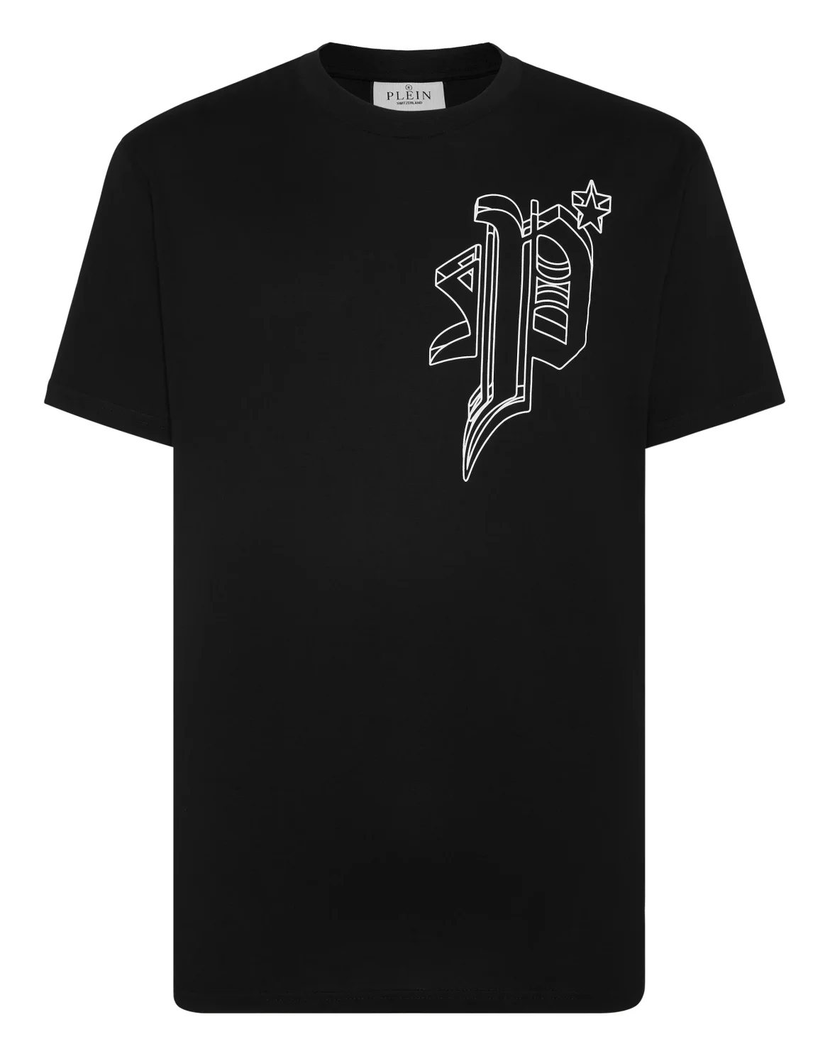 T-shirt Round Neck SS Wire Frame, цвет: Черный
