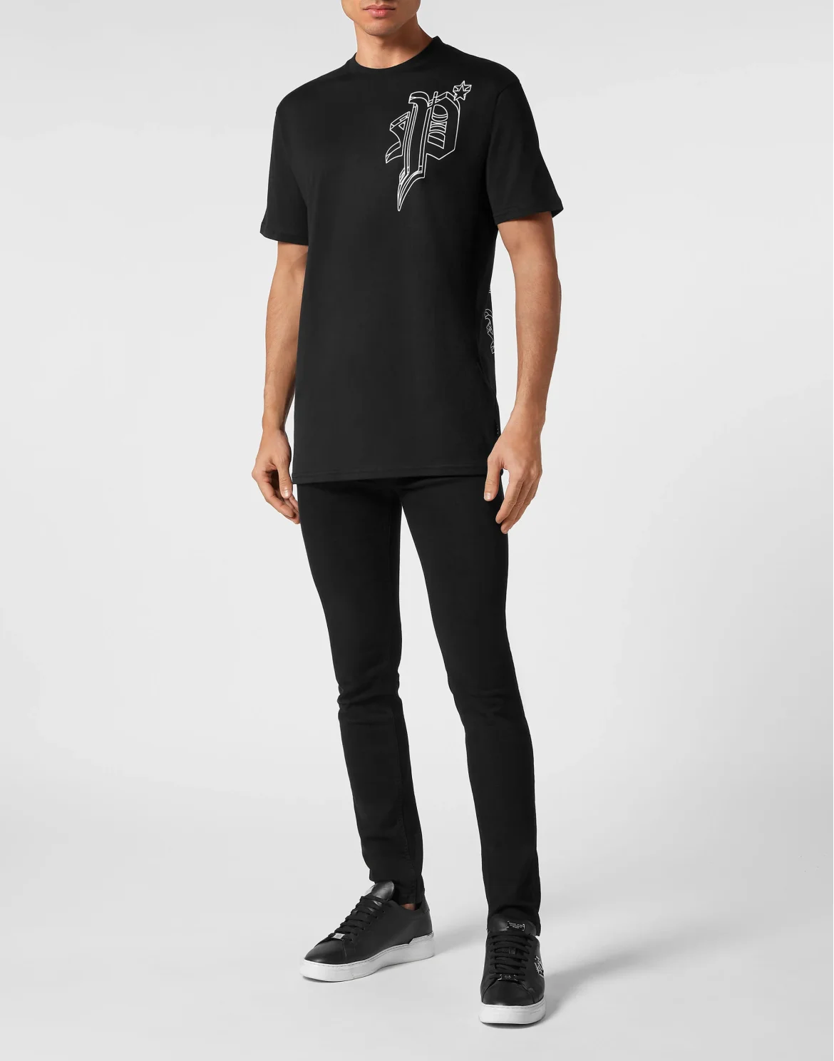 T-shirt Round Neck SS Wire Frame, цвет: Черный
